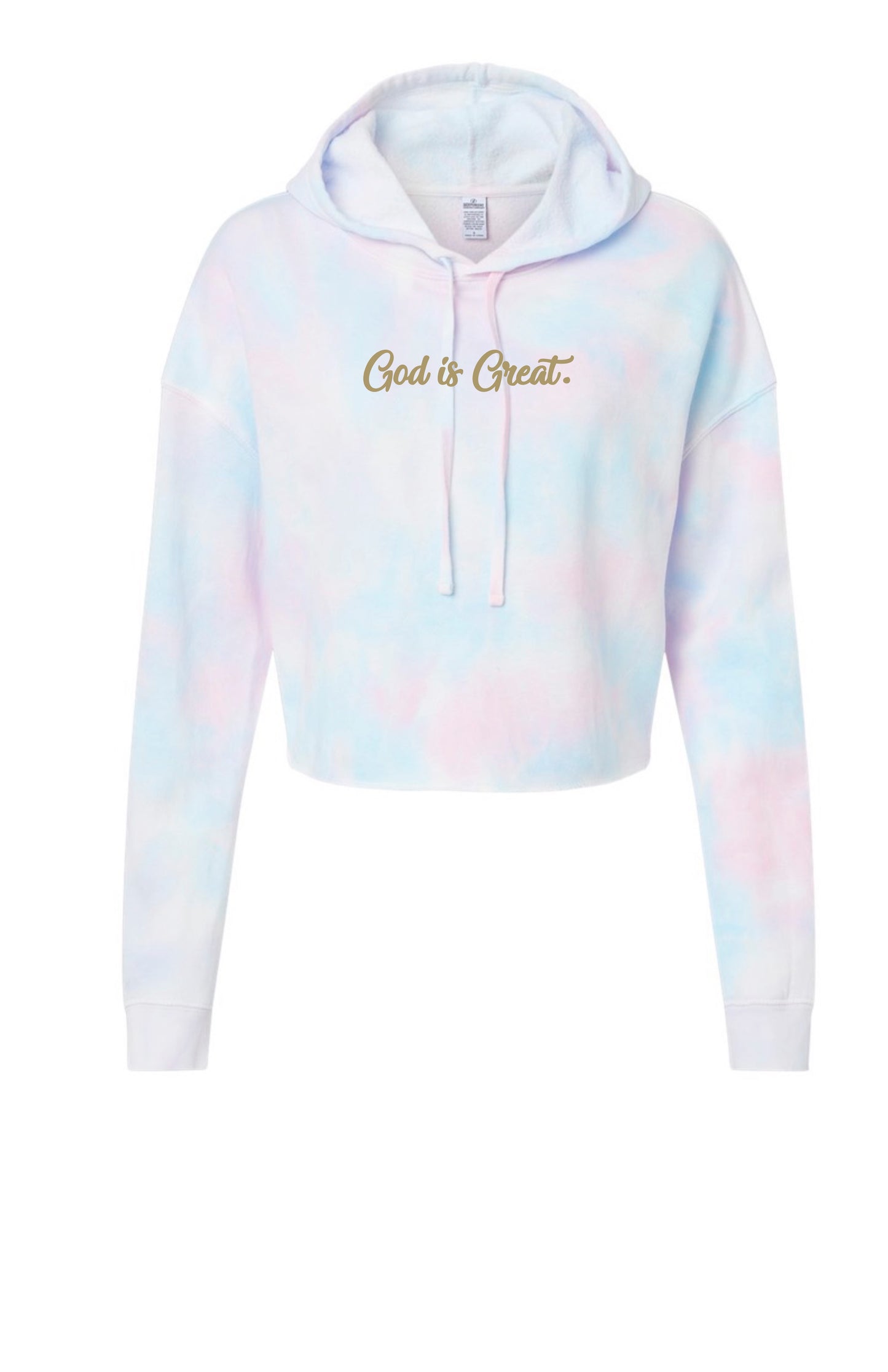 HB God Is Great Cropped Hoodie image 3
