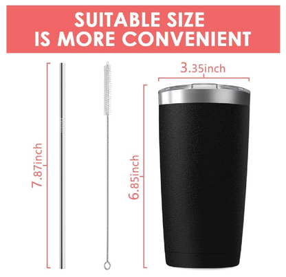 20oz Tumbler Vacuum Insulated Travel Mug with Lid image 2