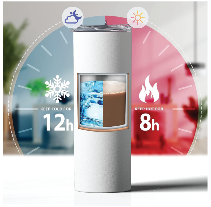 20oz Stainless Steel  Skinny Tumbler image 1