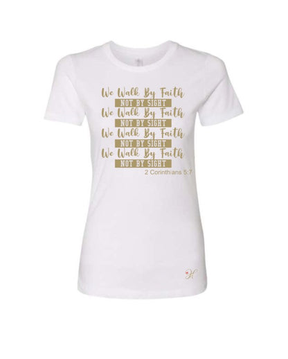 HB We Walk By Faith Tee image 0