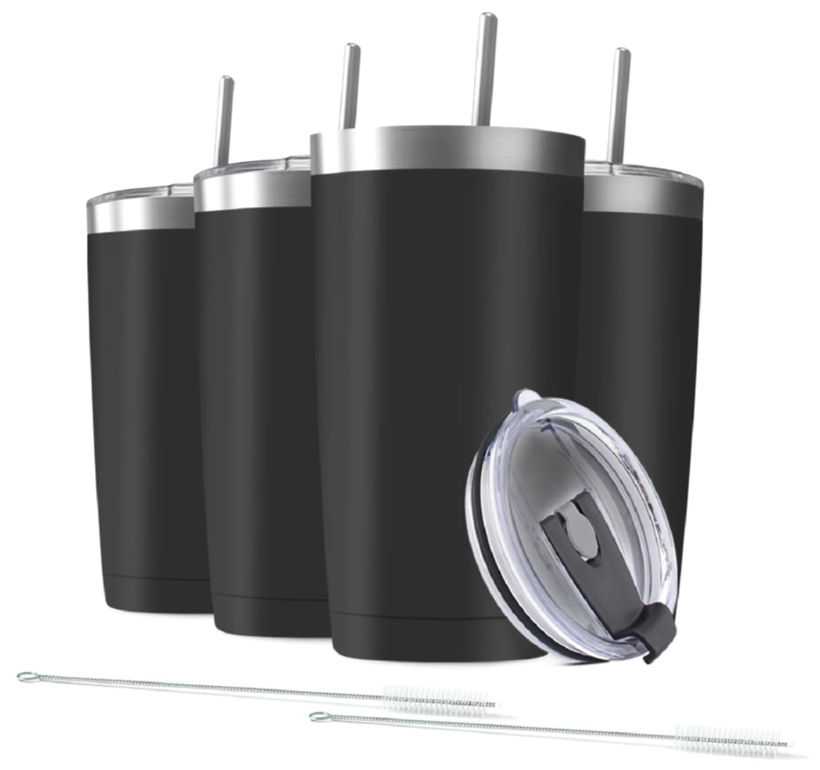 20oz Tumbler Vacuum Insulated Travel Mug with Lid image 0